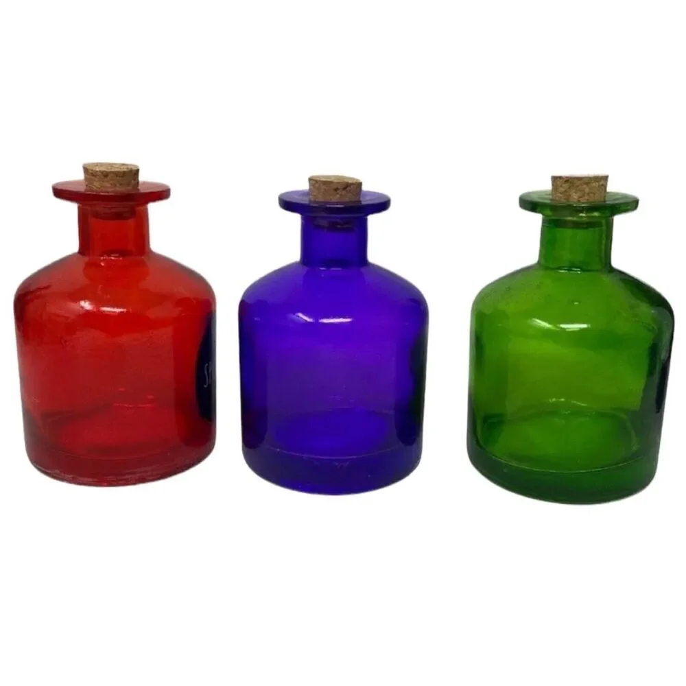 Rae Dunn Potion Bottles Set NWT Witches Magic Spooky Red Green Trick‎ Treat Boo
